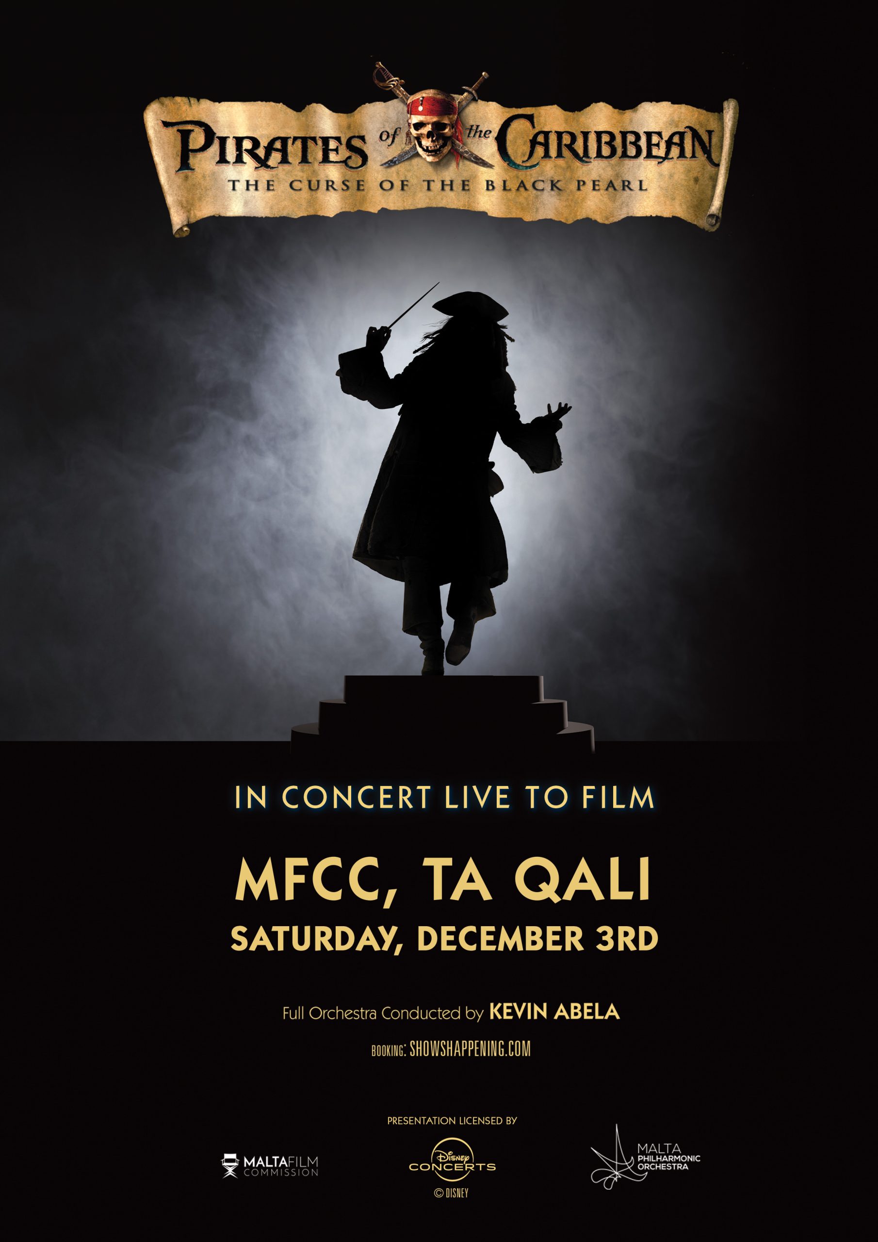 hans zimmer pirates of the caribbean will be performed in Malta by the MPO